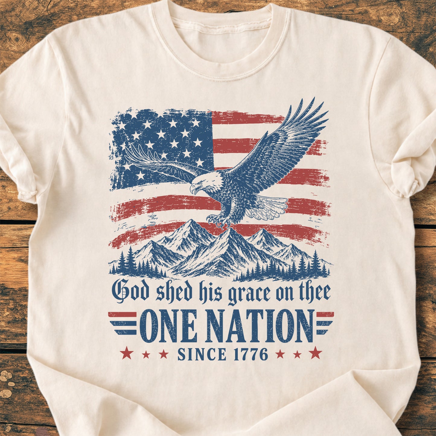 God Shed His Grace - Premium Vintage Tee