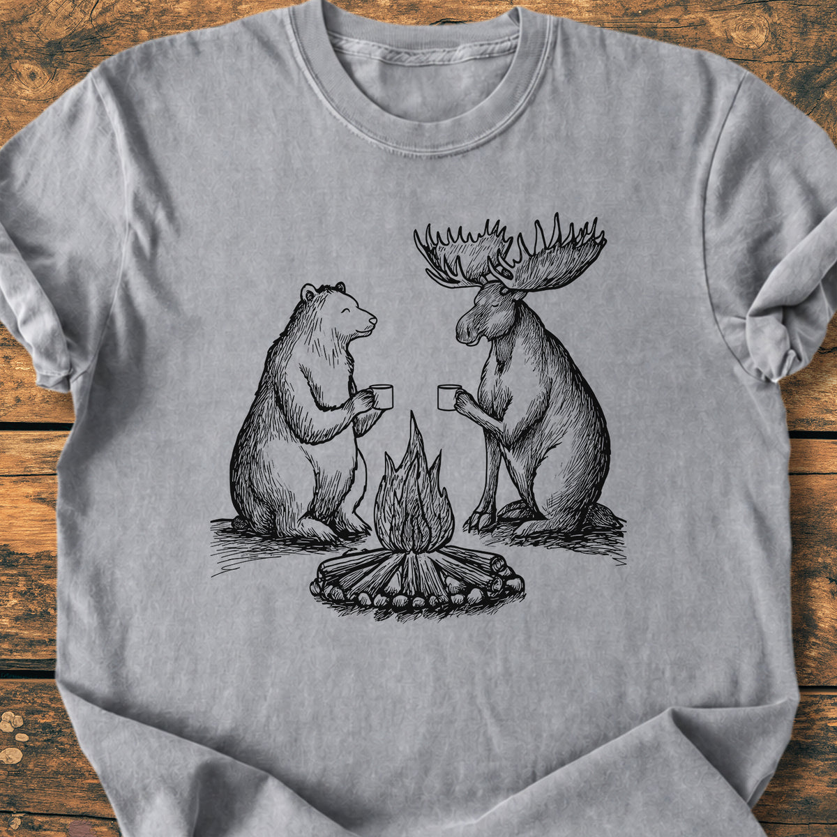 Campfire Encounter - Premium Vintage Tee