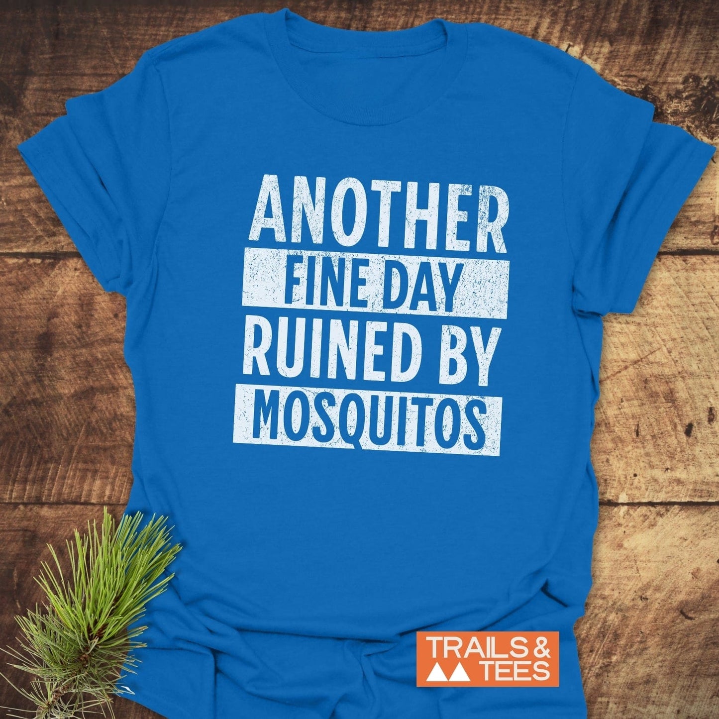 Another Fine Day T-Shirt, featuring durable DTF prints on soft, lightweight ring-spun cotton, designed for comfort and outdoor adventures.