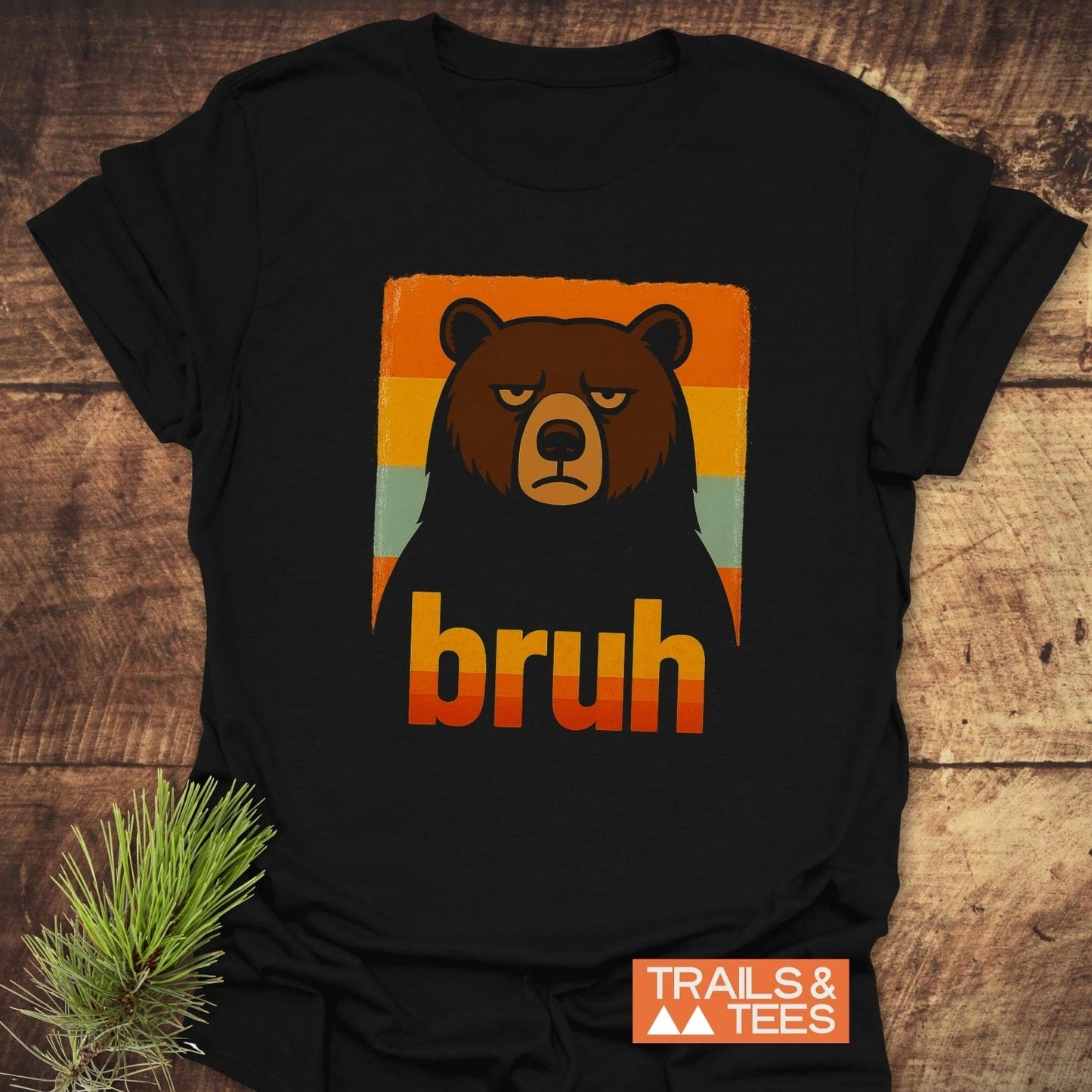 BRUH Bear Funny T-Shirt
