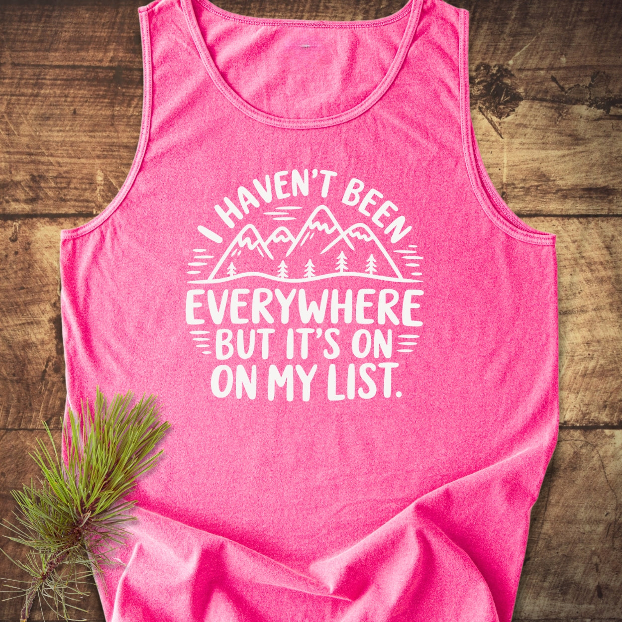 On My List Tank Top