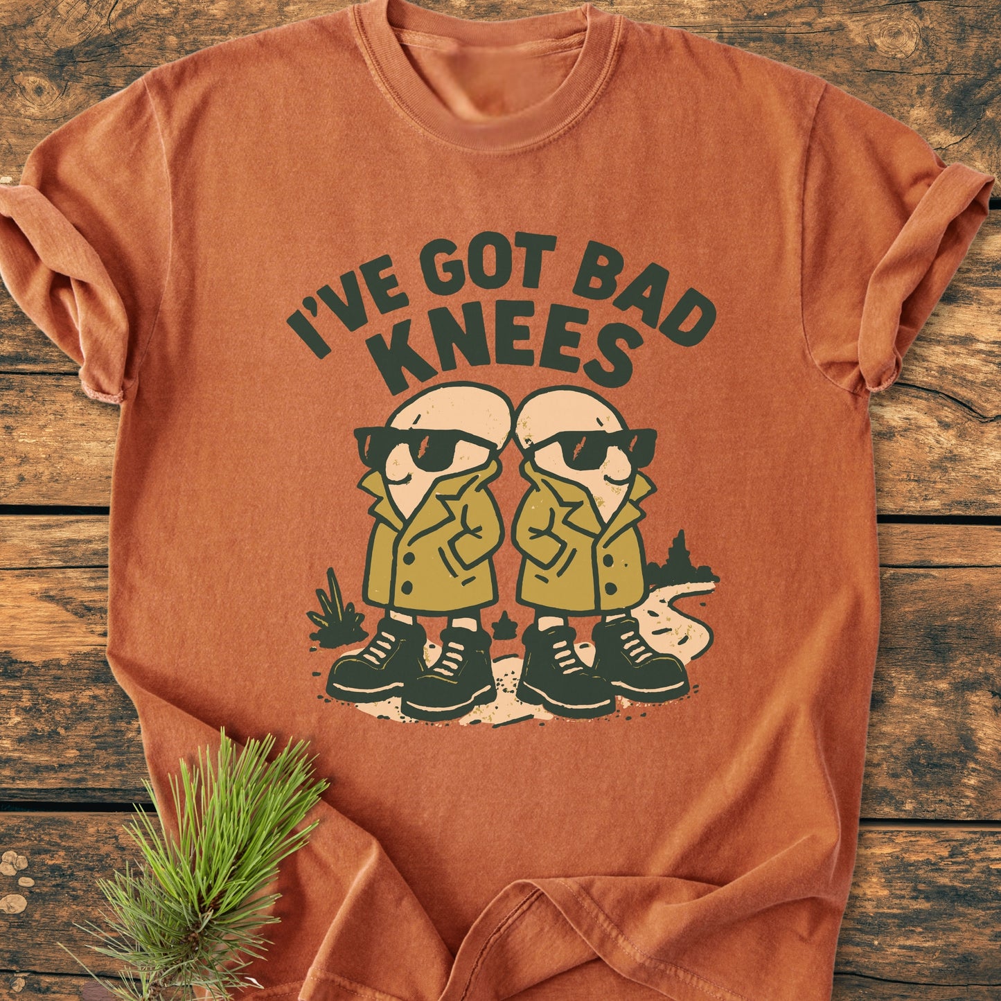 Bad Knees - Vintage Wash Tee