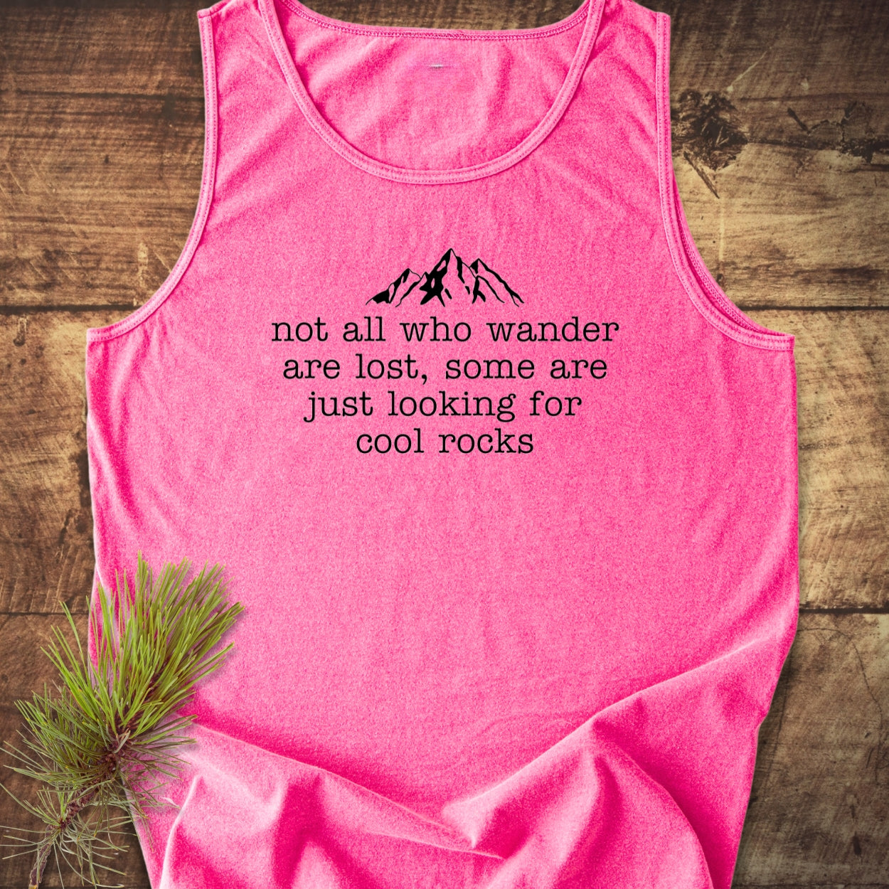 Looking For Cool Rocks Tank Top