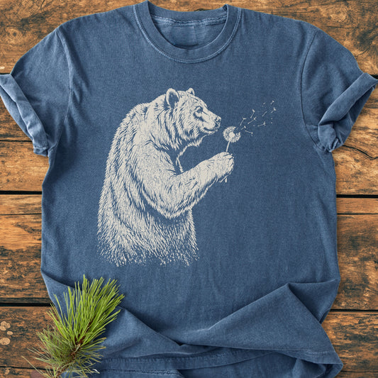 Make A Wish Grizzly - Vintage Wash Tee