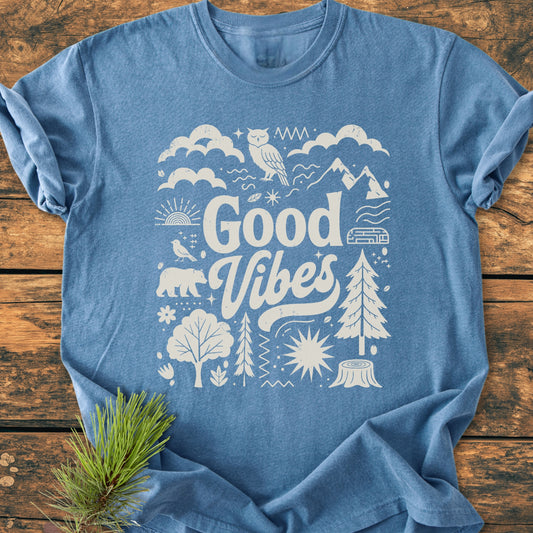 Good Vibes - Vintage Wash Tee