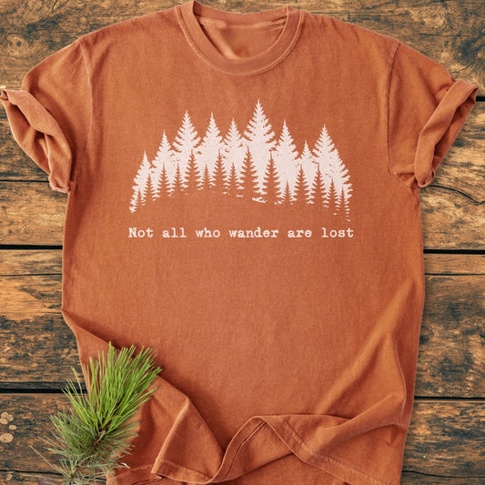 Not All Who Wander Are Lost - Vintage Wash Tee