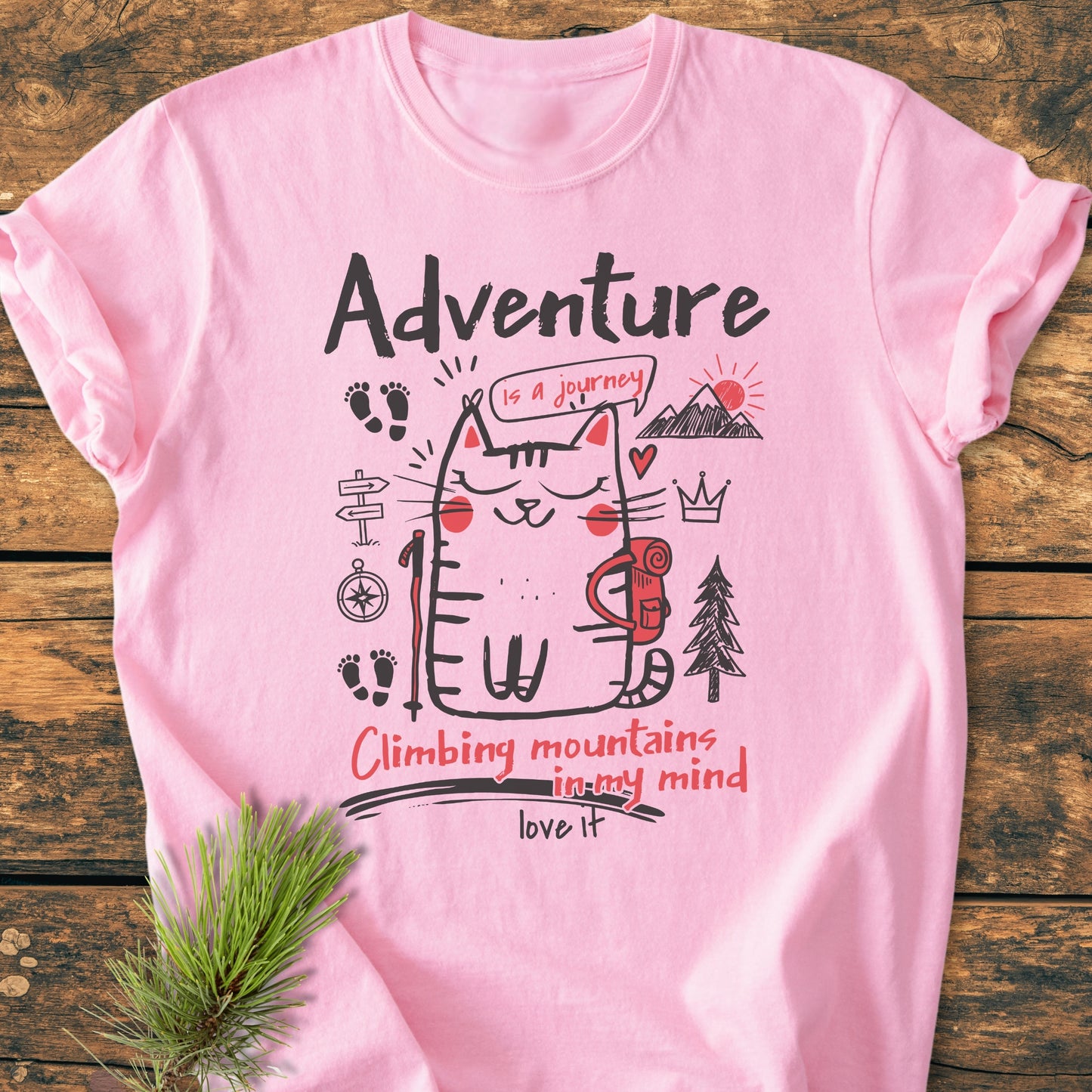 Adventure Cat - Vintage Wash Tee