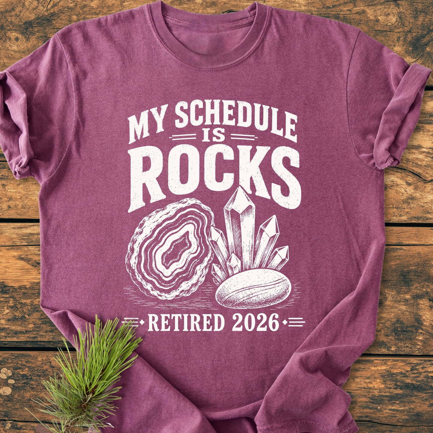 My Business Is Rocks, Retirement - Vintage Wash Tee