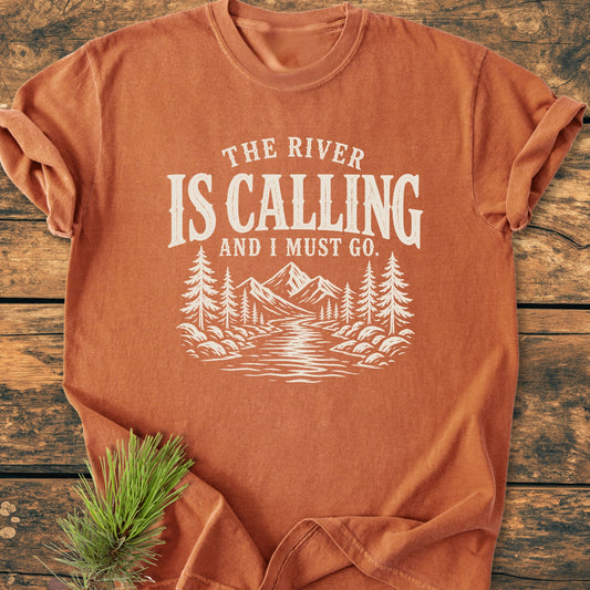 The River Is Calling - Vintage Wash Tee