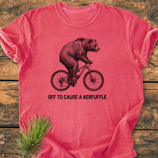 Off To Cause A Kerfuffle - Vintage Wash Tee