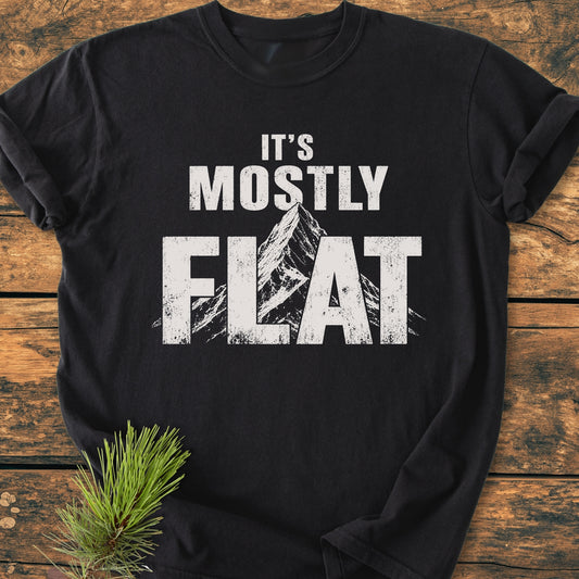 It's Mostly Flat - Vintage Wash Tee