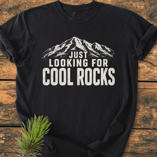 Just Looking For Cool Rocks - Premium Vintage Tee