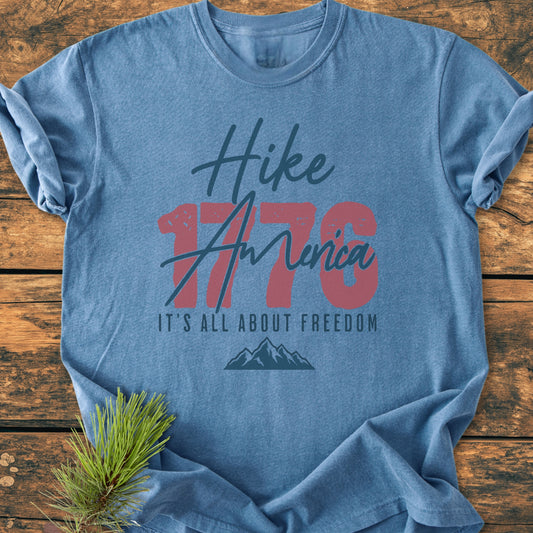 Hike America All About Freedom - Premium Vintage Tee