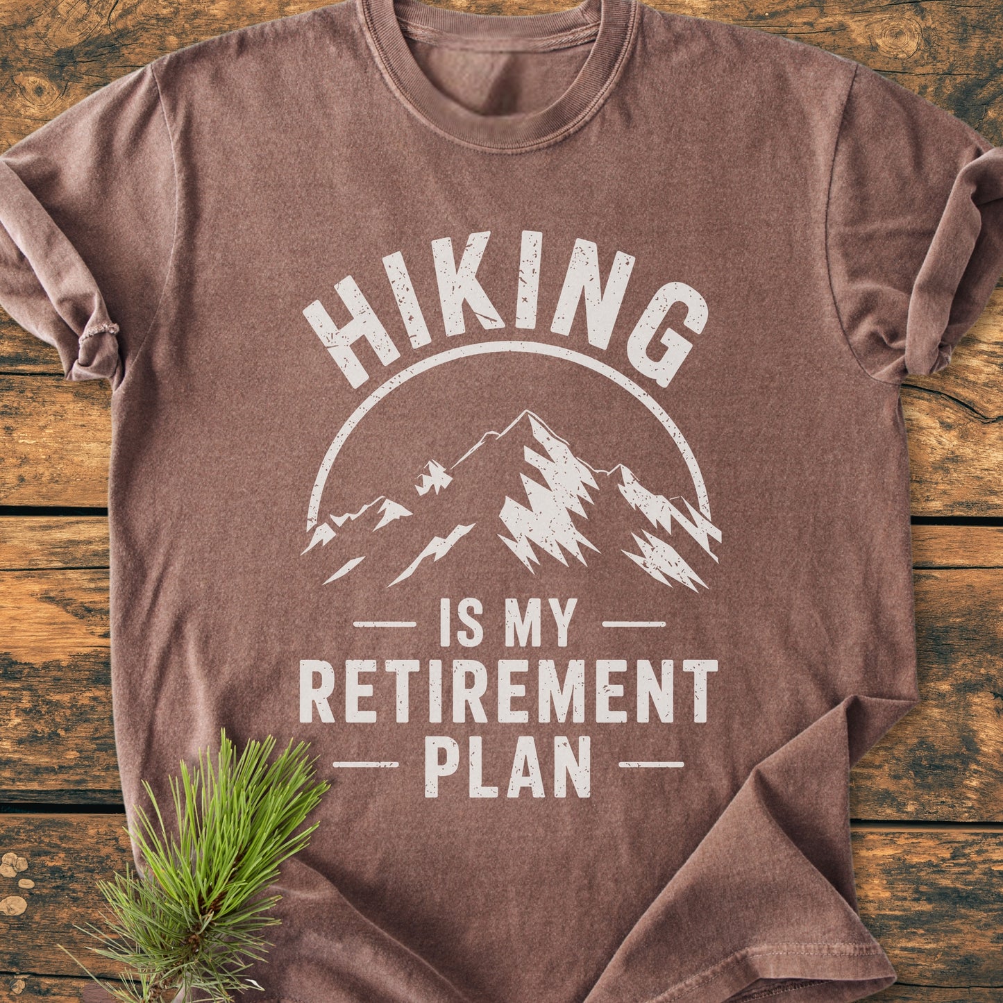 Hiking Retirement Plan - Vintage Wash Tee