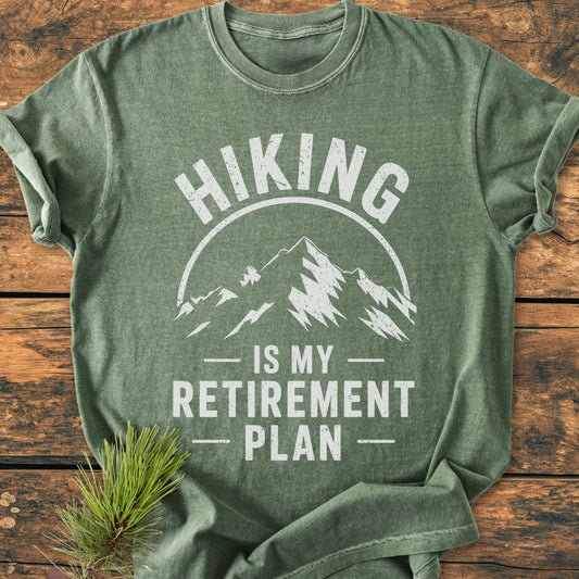 Hiking Retirement Plan - Premium Vintage Tee