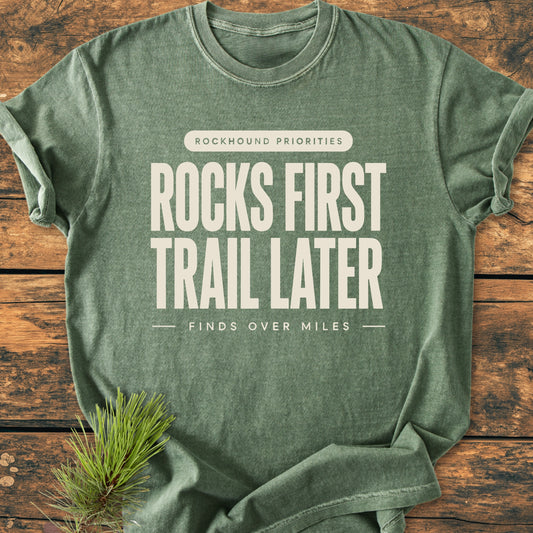 Rocks First - Vintage Wash Tee