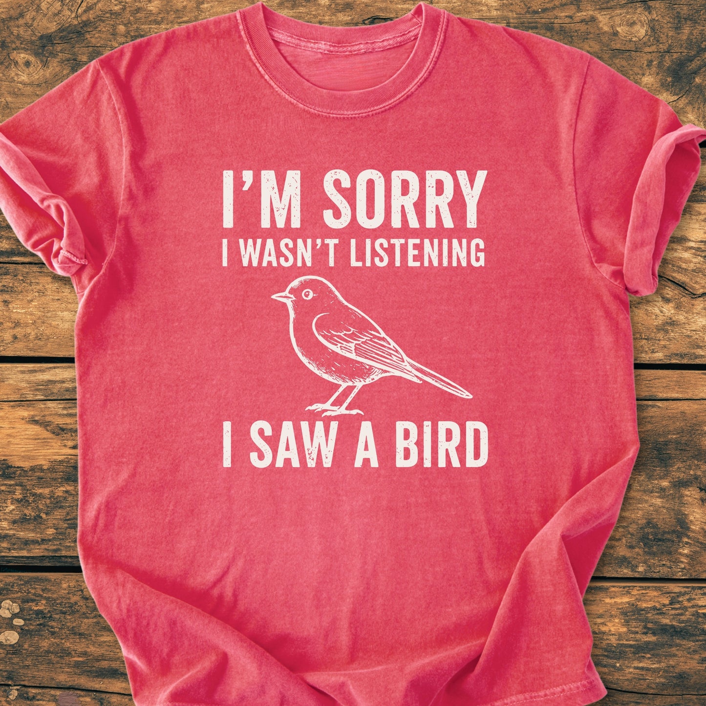 I Saw A Bird - Premium Vintage Tee