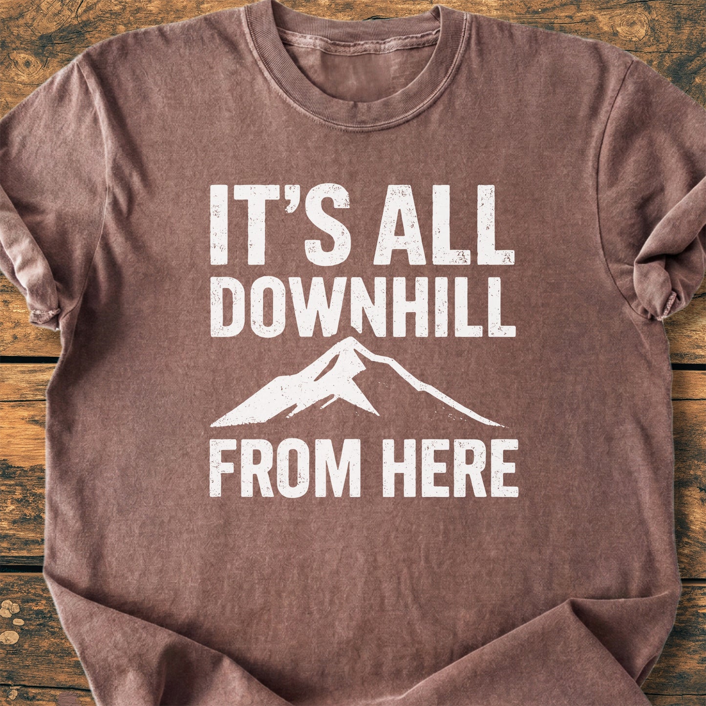 It's All Downhill - Premium Vintage Tee