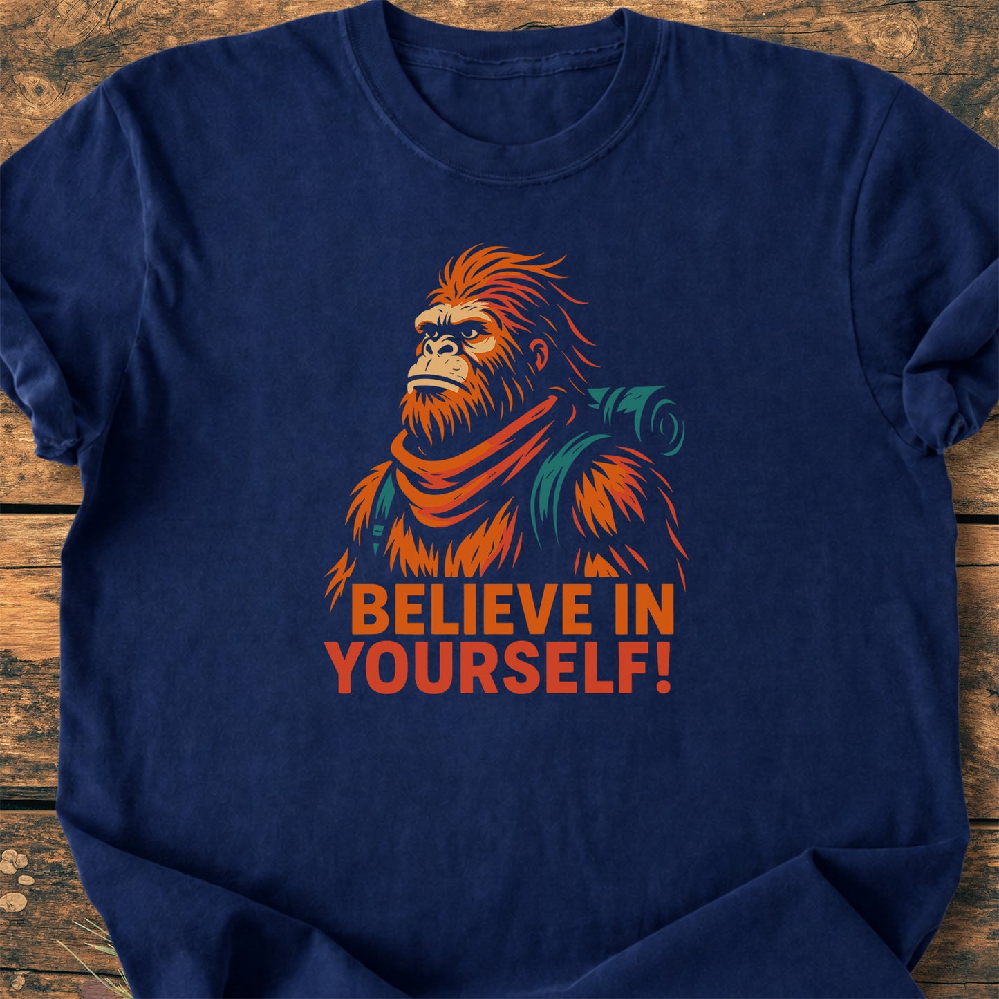 Believe In Yourself Bigfoot - Premium Vintage Tee