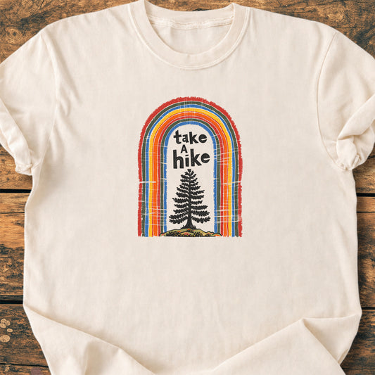 Take A Hike Rainbow - Premium Vintage Tee