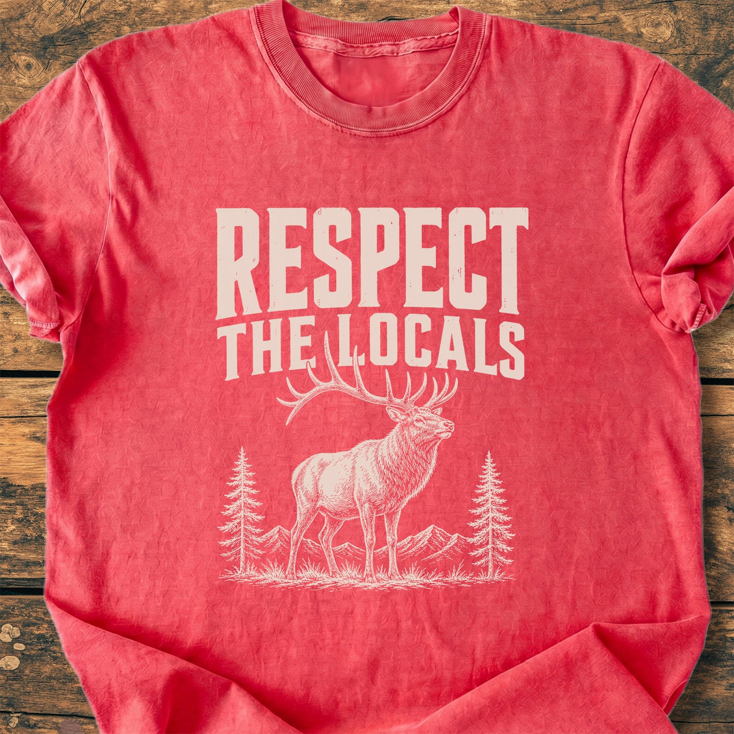 Respect The Locals - Premium Vintage Tee