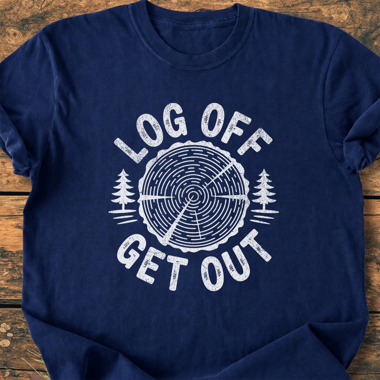 Log Off Get Out - Premium Vintage Tee