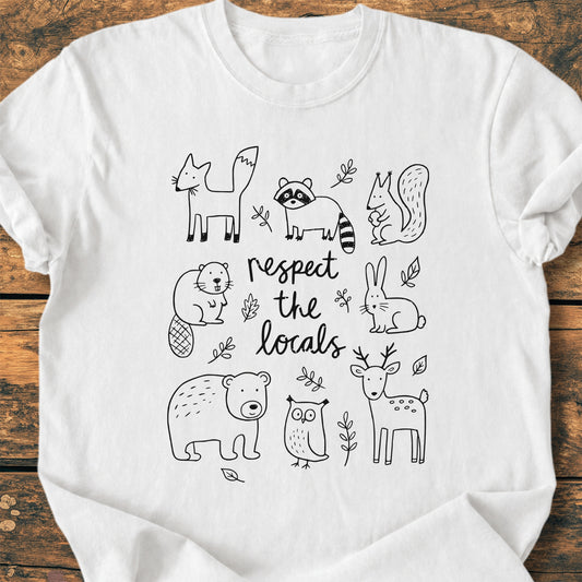 Respect The Locals - Premium Vintage Tee