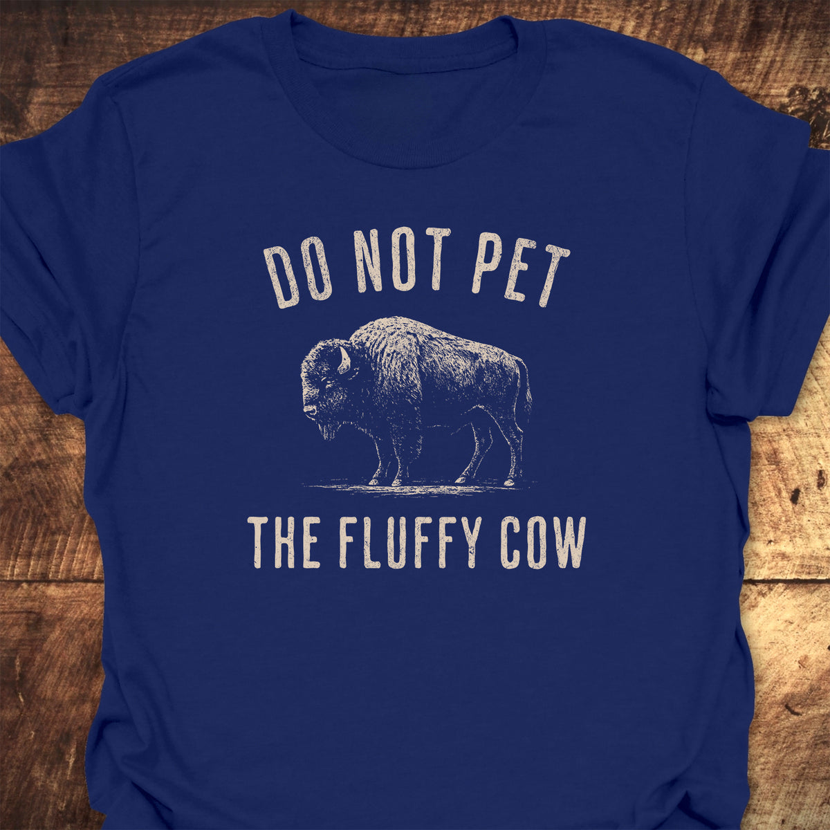 Do Not Pet The Fluffy Cow T-Shirt