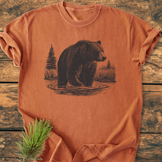 Majestic Grizzly - Premium Vintage Tee