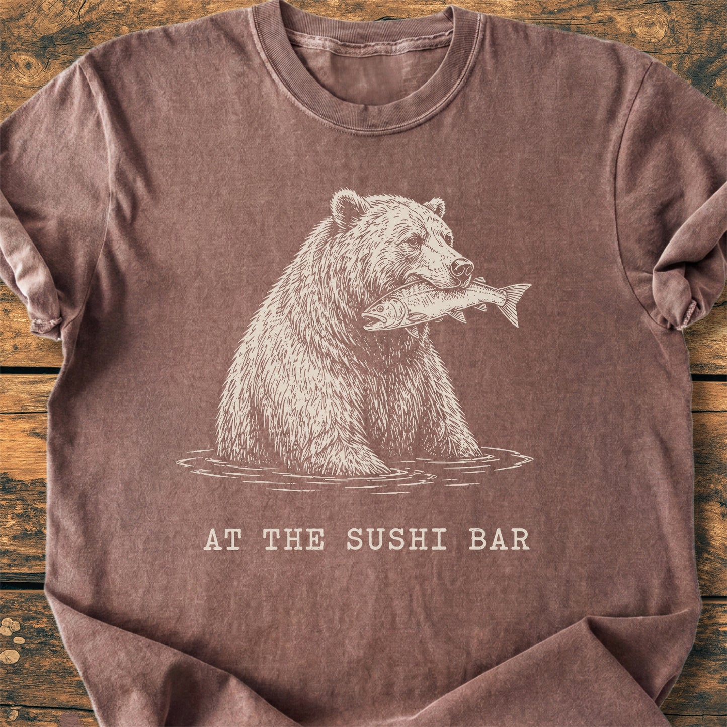 At The Sushi Bar - Premium Vintage Tee