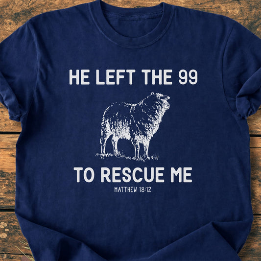 He Left The 99 - Premium Vintage Tee