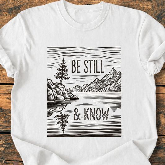 Be Still & Know - Premium Vintage Tee