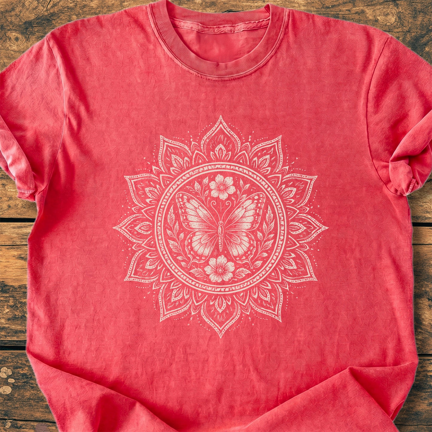 Butterfly Mandala - Premium Vintage Tee