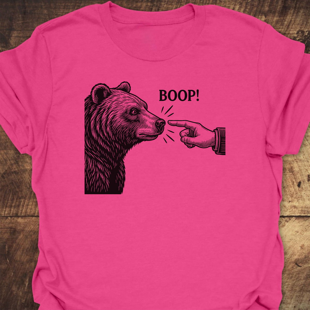 Boop! Vintage Bear Funny T-Shirt