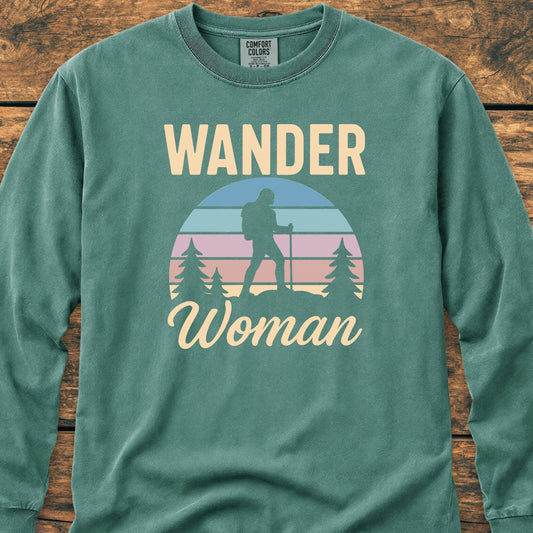 Wander Woman Retro - Long-Sleeve Tee