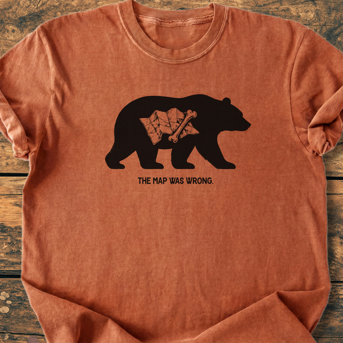 The Map Was Wrong - Premium Vintage Tee