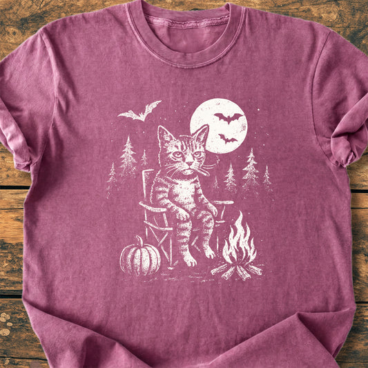 Campfire Catitude - Premium Vintage T-Shirt