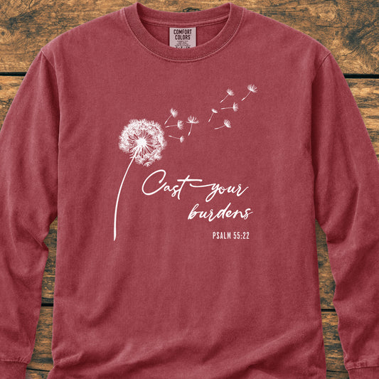 Cast Your Burdens - Long-Sleeve Tee
