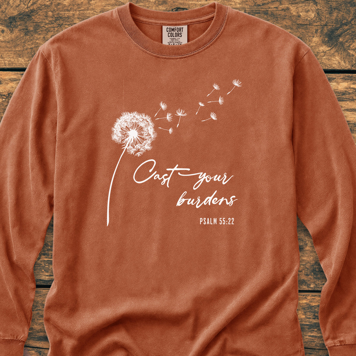 Cast Your Burdens - Long-Sleeve Tee