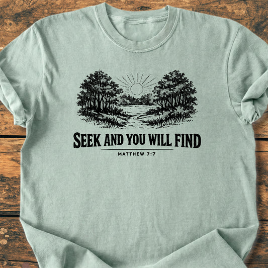 Seek And You Will Find - Premium Vintage Tee