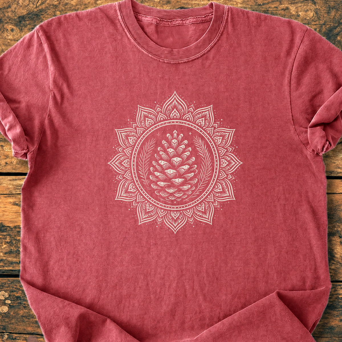 Pine Cone Mandala - Premium Vintage Tee