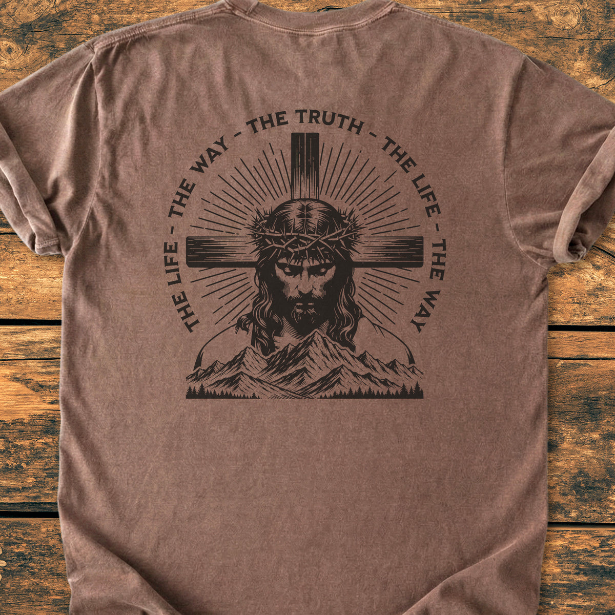 Jesus The Way BACK PRINT - Premium Vintage Tee