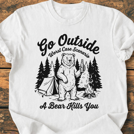 Go Outside - Premium Vintage Tee