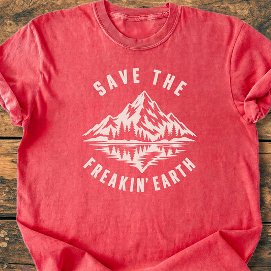 Save The Freakin' Earth - Premium Vintage Tee