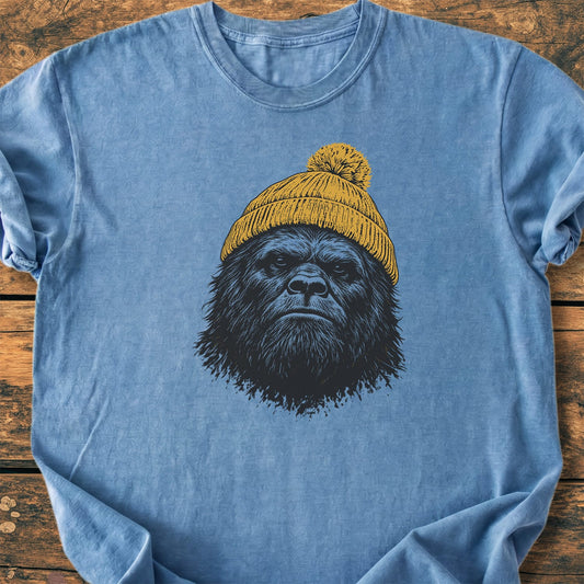 Bigfoot With Beanie - Premium Vintage Tee