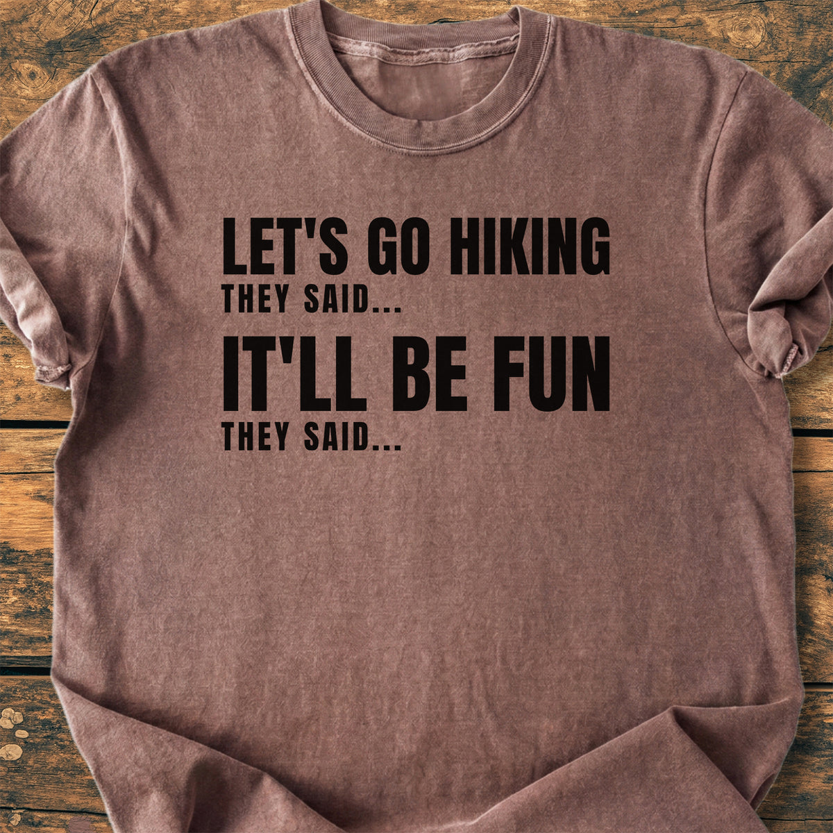 Let's Go Hiking - Premium Vintage Tee