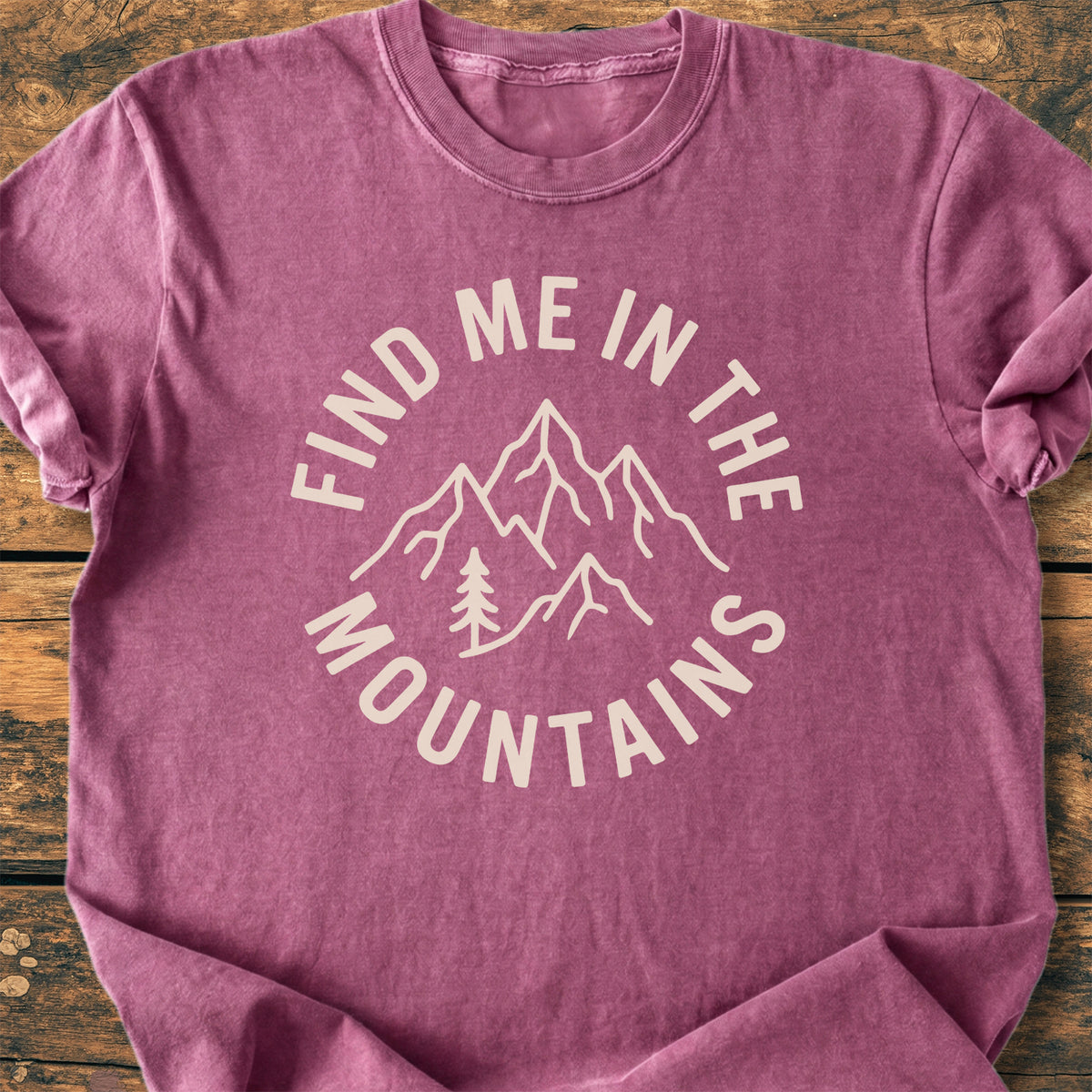 Find Me In The Mountains - Premium Vintage Tee