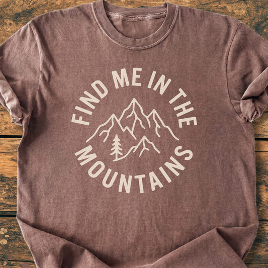 Find Me In The Mountains - Premium Vintage Tee