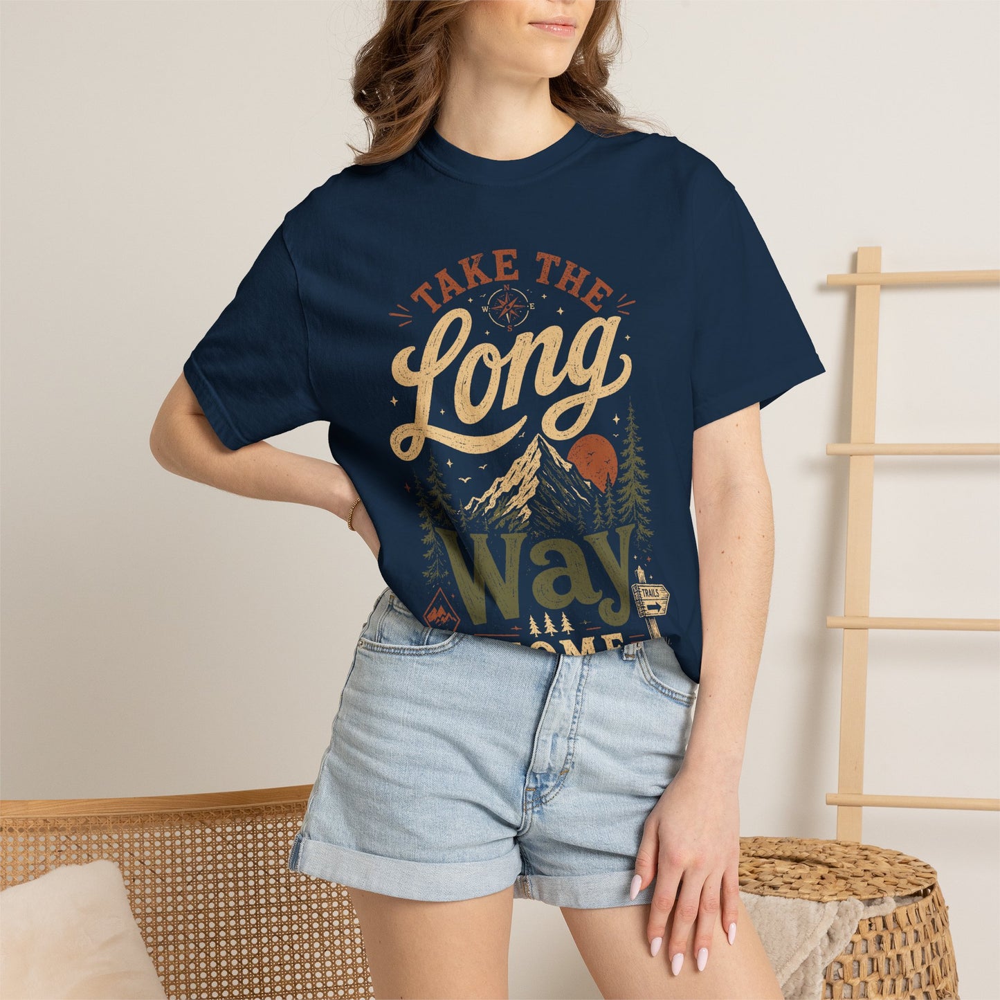 Take The Long Way Home - Vintage Wash Tee