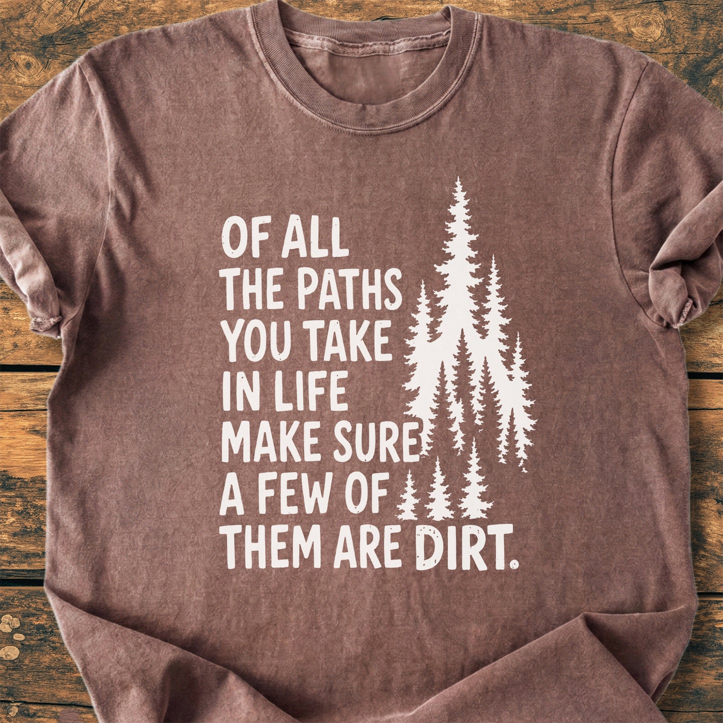 Of All The Paths (John Muir) - Premium Vintage Tee